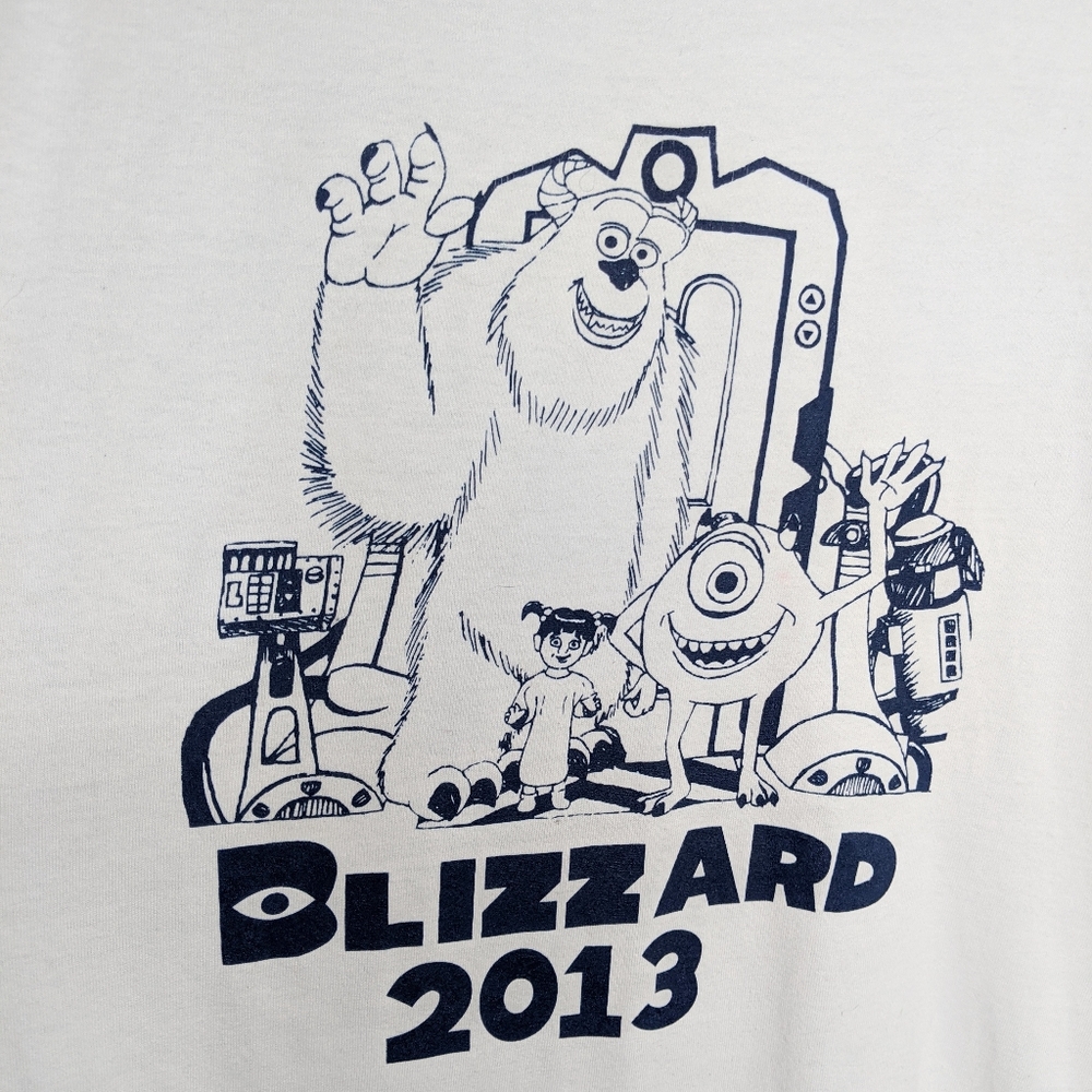 Monster Blizzard 2013 T shirt Humor Distressed